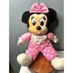 Vintage Baby Minnie Mouse Plush – Disneyland Walt Disney World (90s)